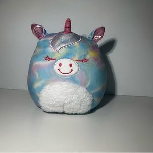 Squishmallow Mystery Squad Series 2 Kellytoy Size  8" Tie Dye Unicorn